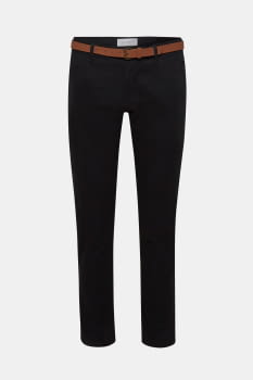 ESPRIT pantalón chino de algodón elástico