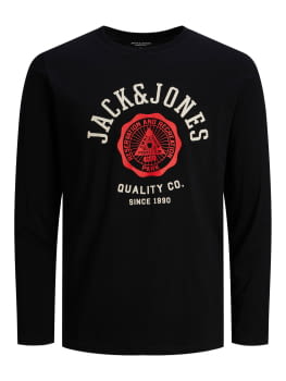 JACK & JONES camiseta manga larga JJELOGO